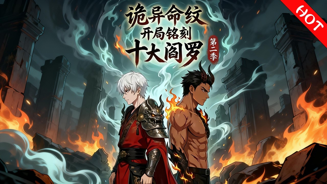 🔥【热门漫剧】《诡异命纹：开局铭刻十大阎罗第二季》诡异吞噬人间，唯有身具纹身者，可觉醒超凡力量成为命纹师，林渊竟将整座地府纹满全身！以地府万千阴力，铸就无敌命纹！#漫剧 #小小聽書