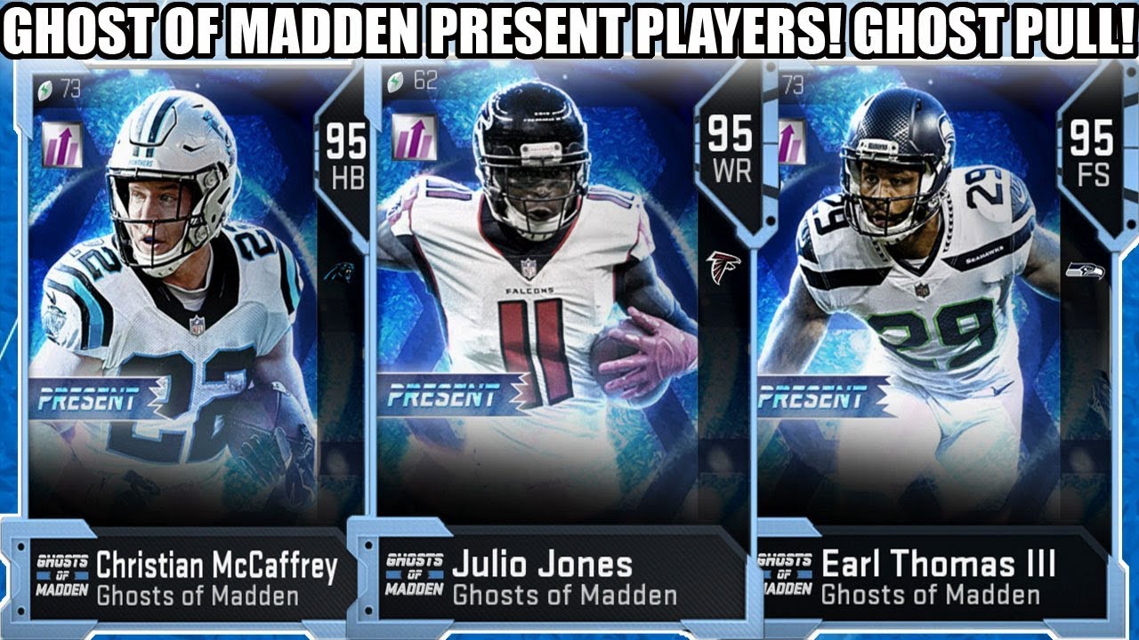GHOST OF MADDEN PRESENT PLAYERS! 95 OVERALL GHOST PULL! NEW GHOSTS! | MADDEN 19 ULTIMATE TEAM