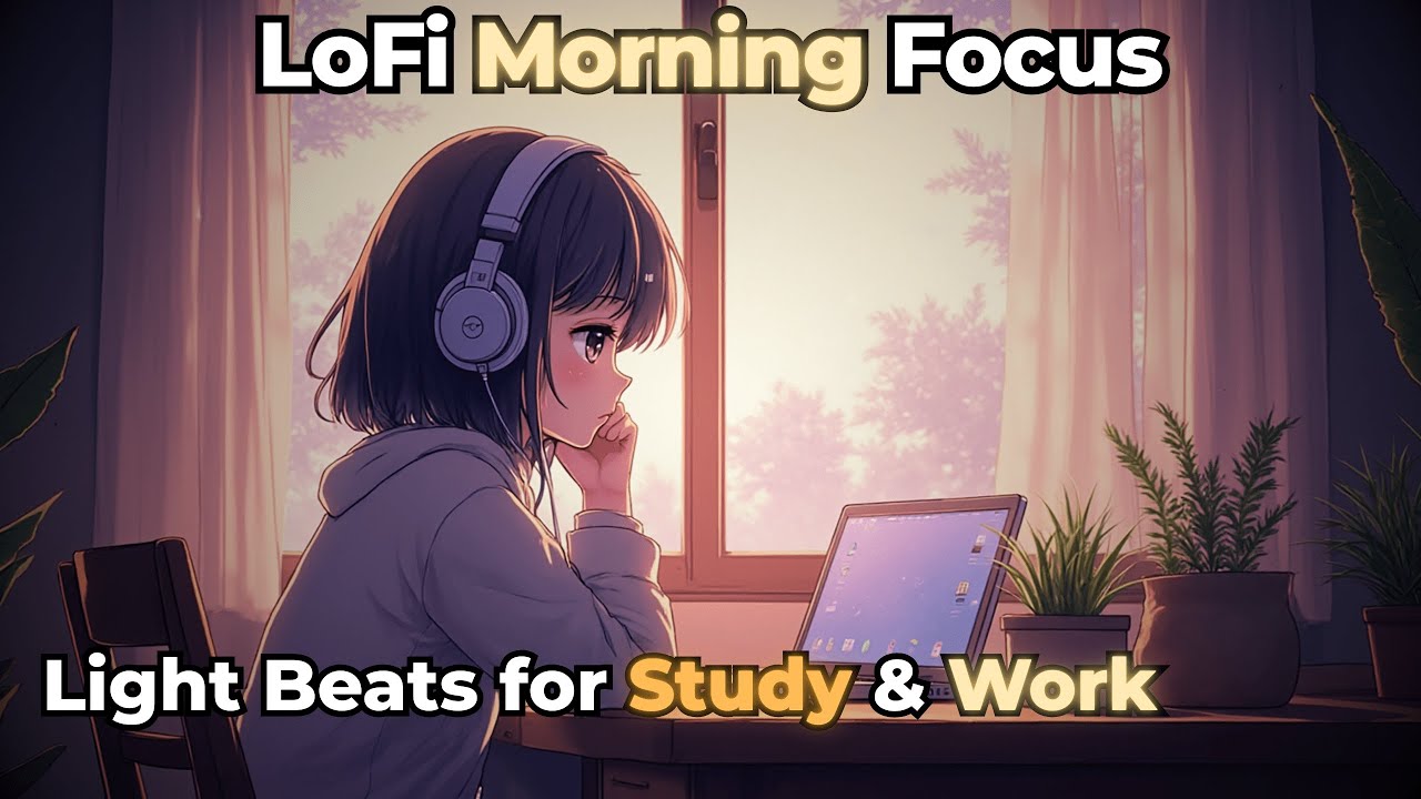 🌤 LoFi Morning Focus – Light Beats for Clarity & Calm | Study & Work Ambience