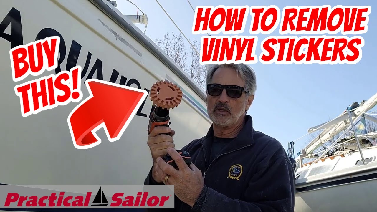 Removing Vinyl Stickers From A Boat