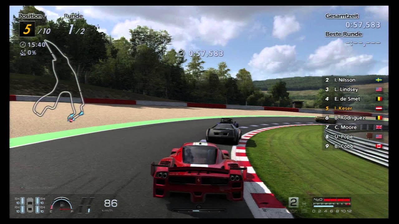 GT6 Ferrari FXX '07 crazy speed (356km/h) HD