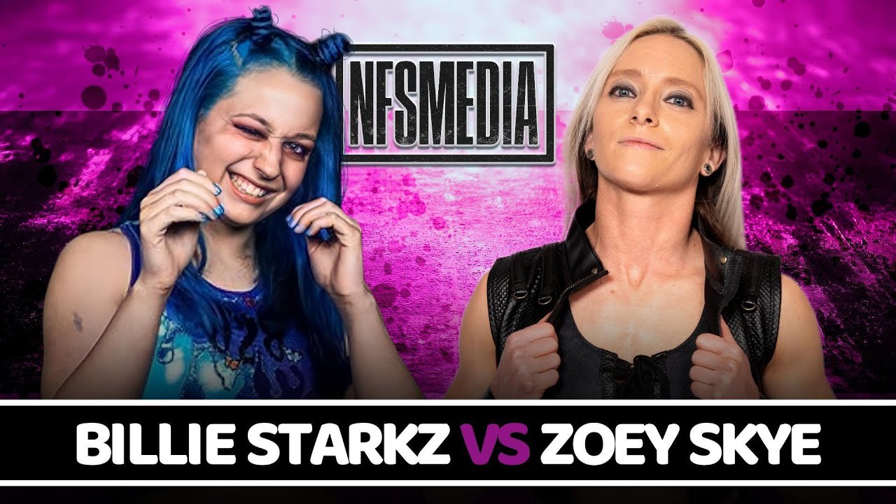 Billie Starkz VS Zoey Skye #womenswrestling #wrestling #nfsmedia