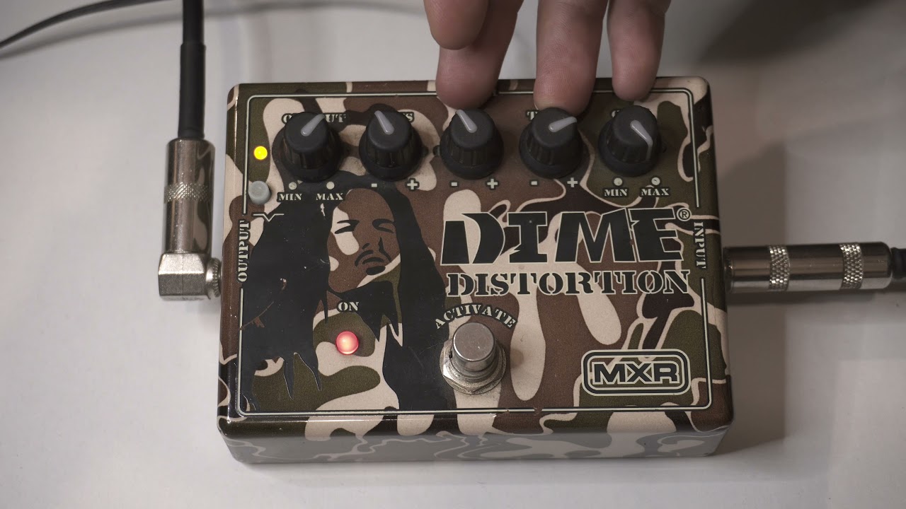 MXR Dime Distortion Pedal - Sound range tested