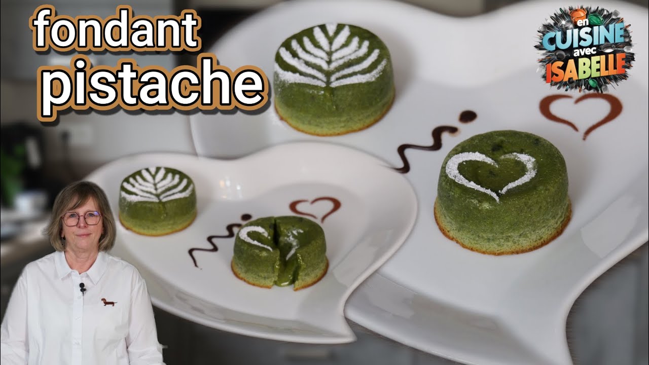 Fondant à la pistache