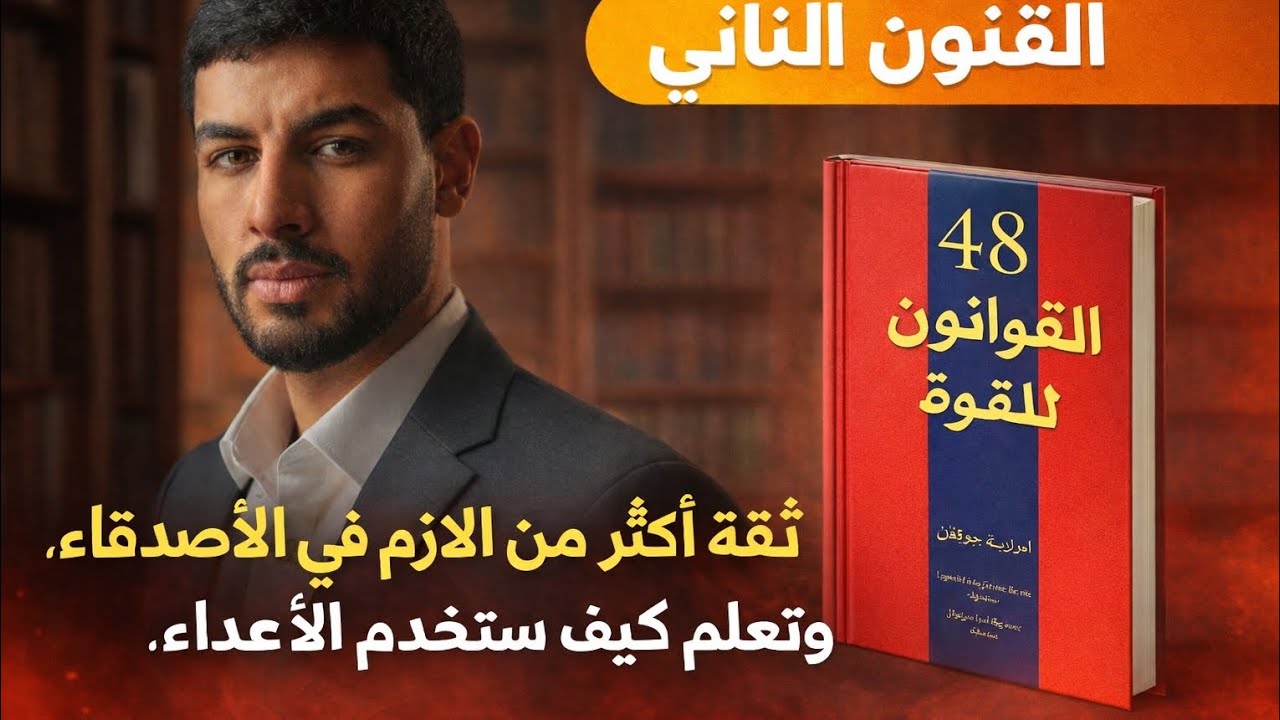 من كتاب 48 قنون للقوة : القنون الثاني لا تثق أكثر من الزم في الأصدقاء وتعلم كيف تكسب#48_قانون_للقوة