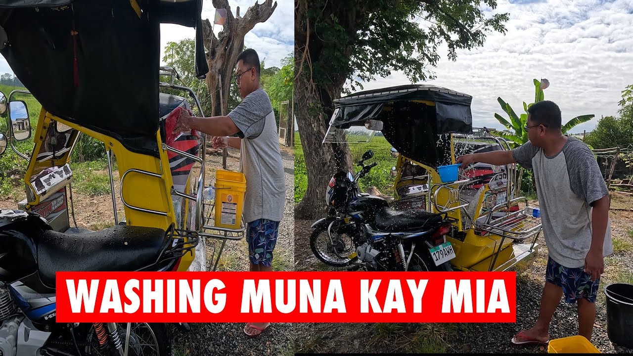 Washing muna kay Mia dahil subrang dumi na 