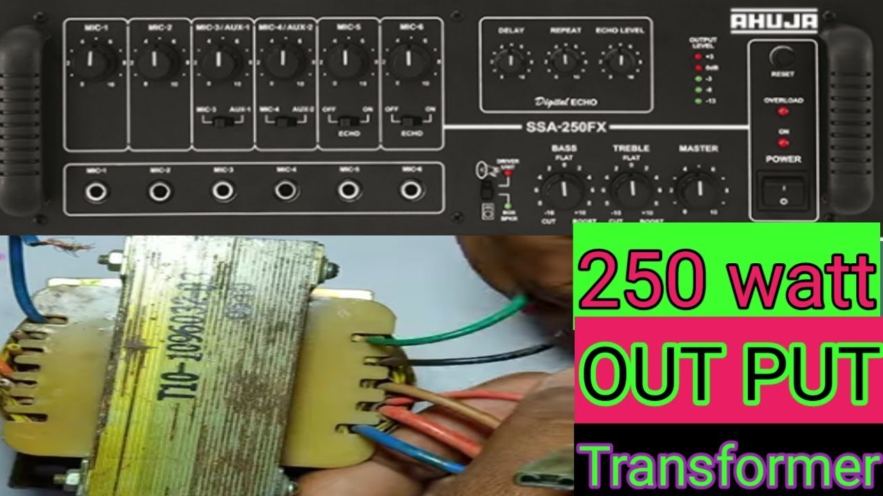 250 watt out put transformer windind data, 250 watt transformer,