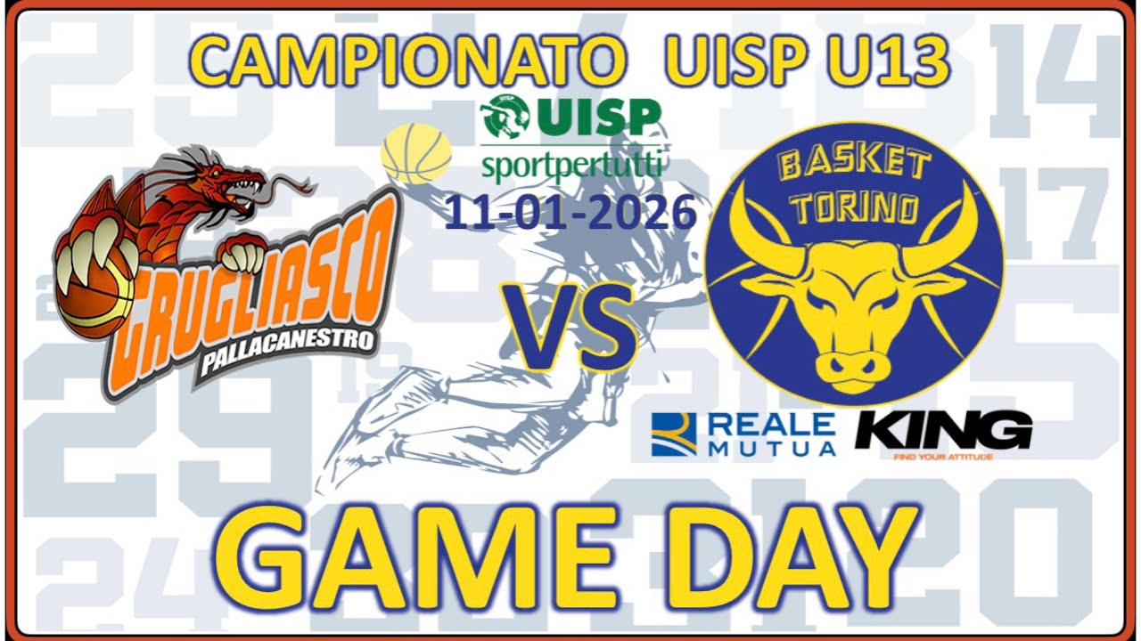 UISP U13 - Grugliasco vs Basket Torino - 11/01/2026