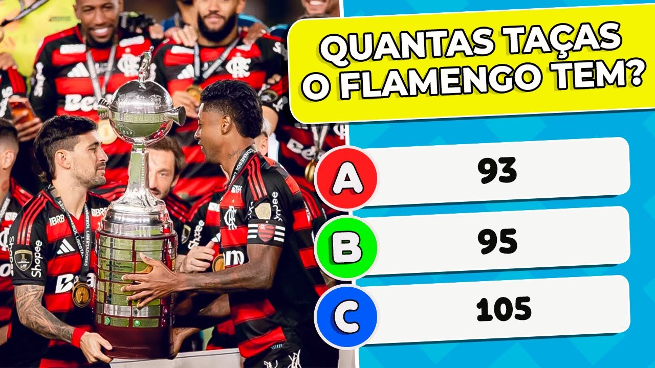 ⚫🔴 SUPER QUIZ DO FLAMENGO 🔥 O quanto você sabe sobre o MENGÃO?