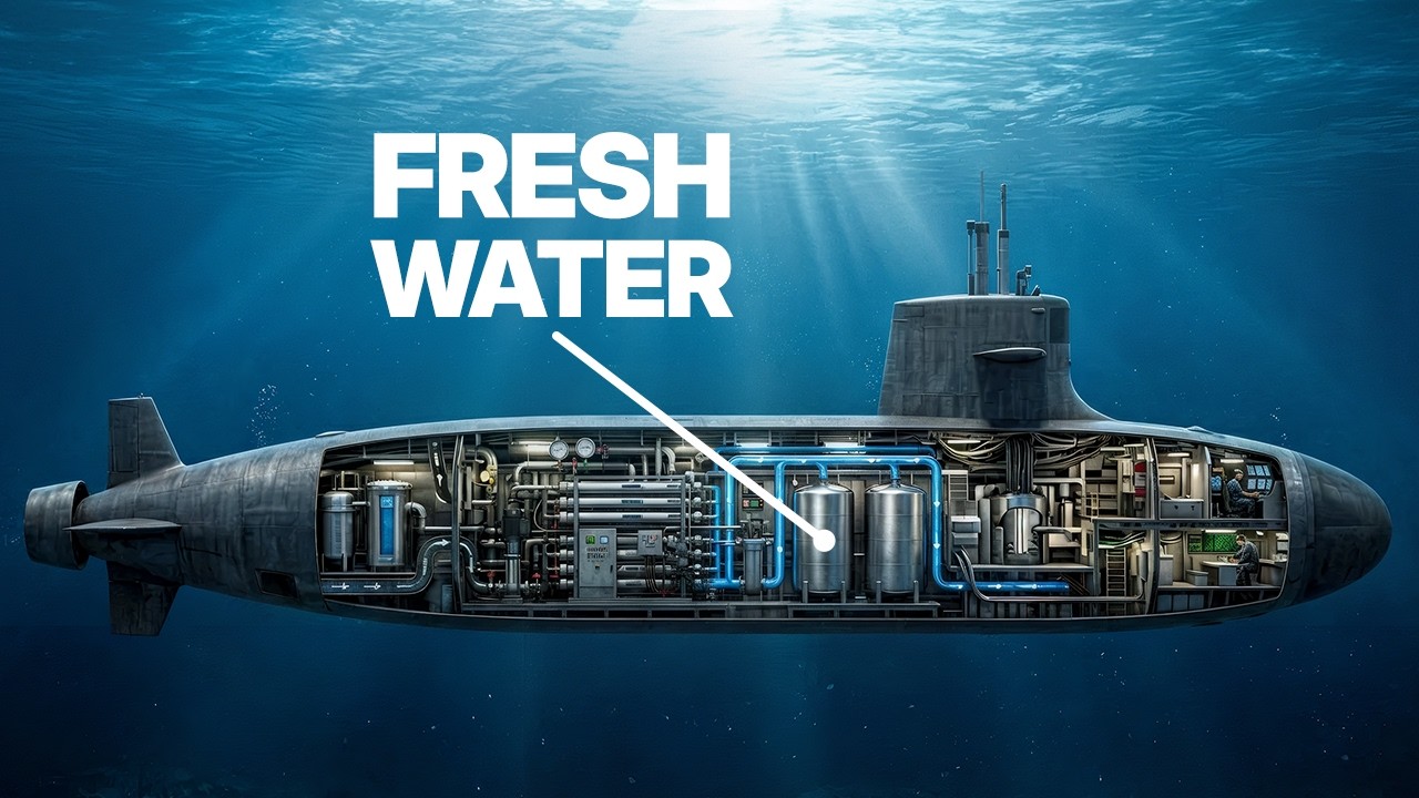 How Nuclear Submarines NEVER Run Out of  Fresh Water