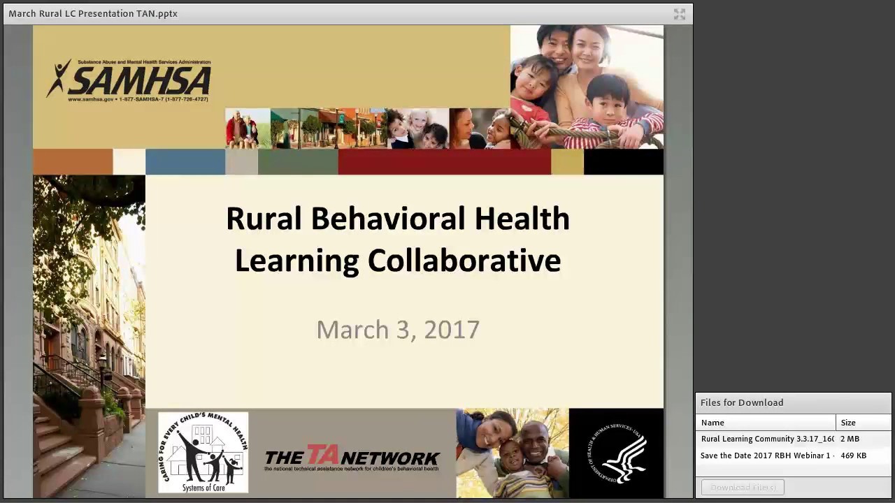 Rural Behavioral Health LC: Understanding the Opioid Crisis & Community Strategies