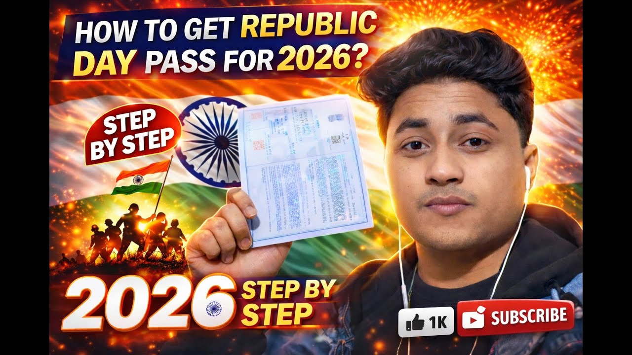 26 January Republic Day Pass Kaise Milega? 🇮🇳 | Full Process Explained | Vlog