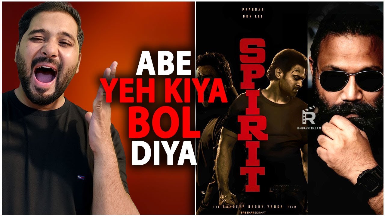 Spirit: Donlee Official From Sandeep Reddy Wanga | Spirit Biggest Crazy Latest Update | Prabhas