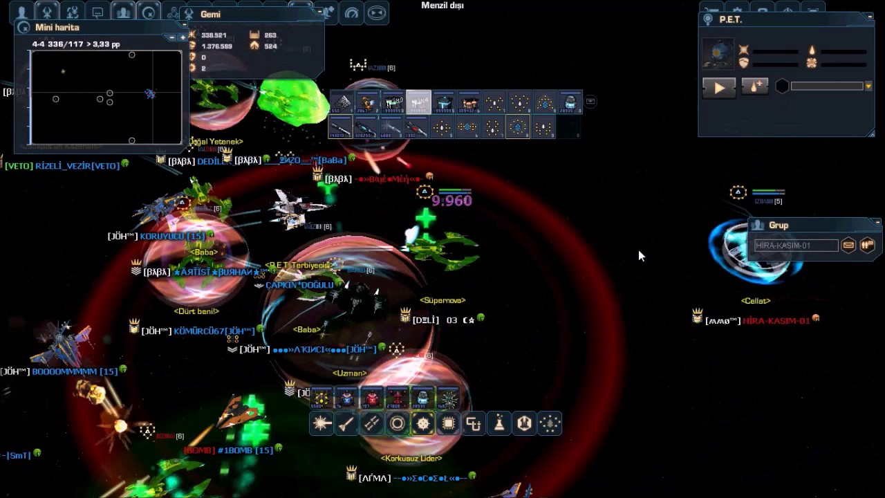 DarkOrbit TR2 DELİ Klanı bomb tck baba kesimi By: YASAKLI #
