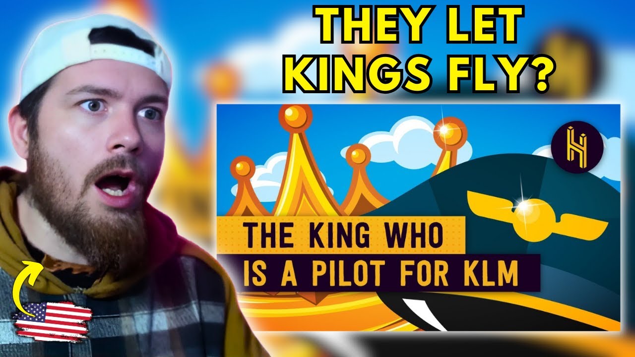 Почему голландский король работает пилотом KLM | American Reacts