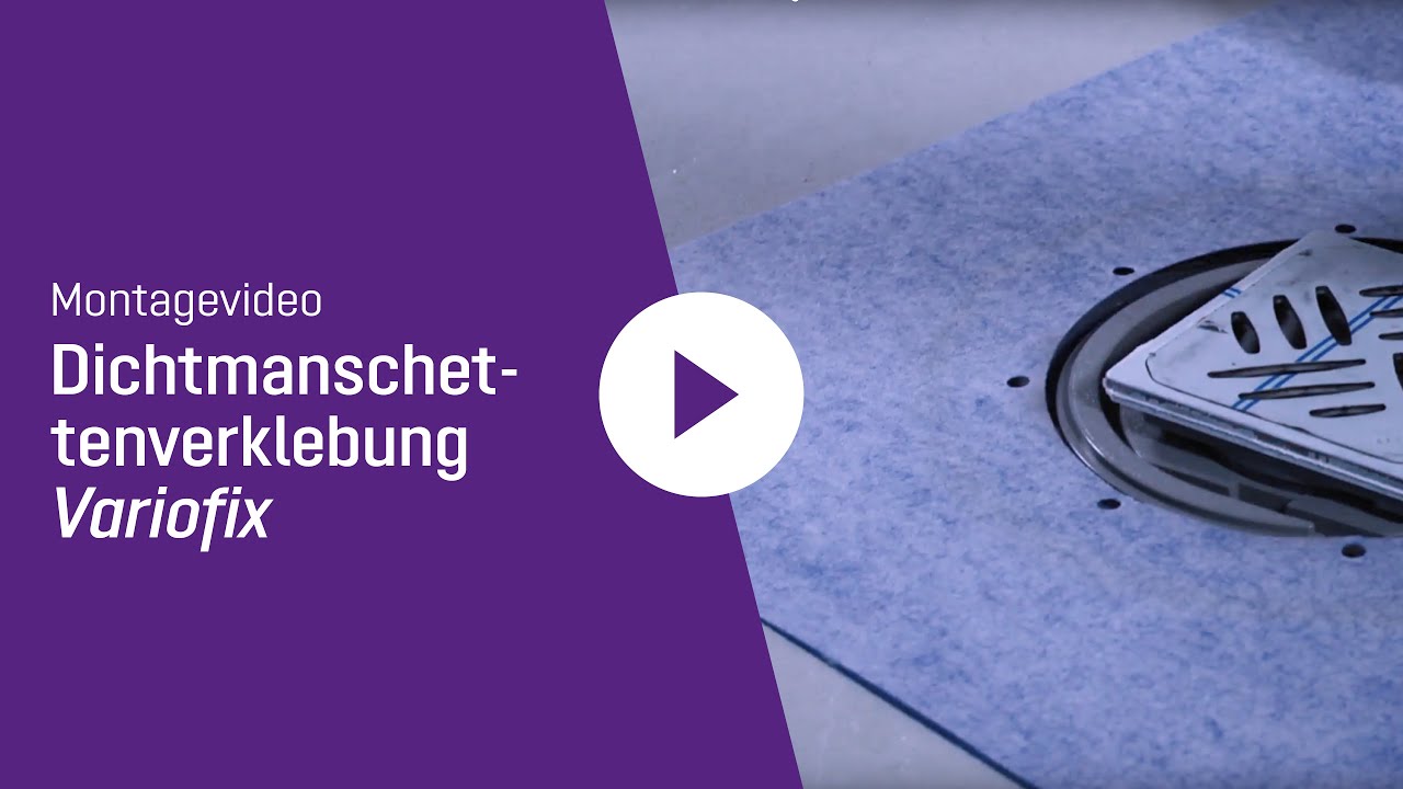 Montagevideo – Dichtmanschettenverklebung KESSEL Aufsatzstück Variofix