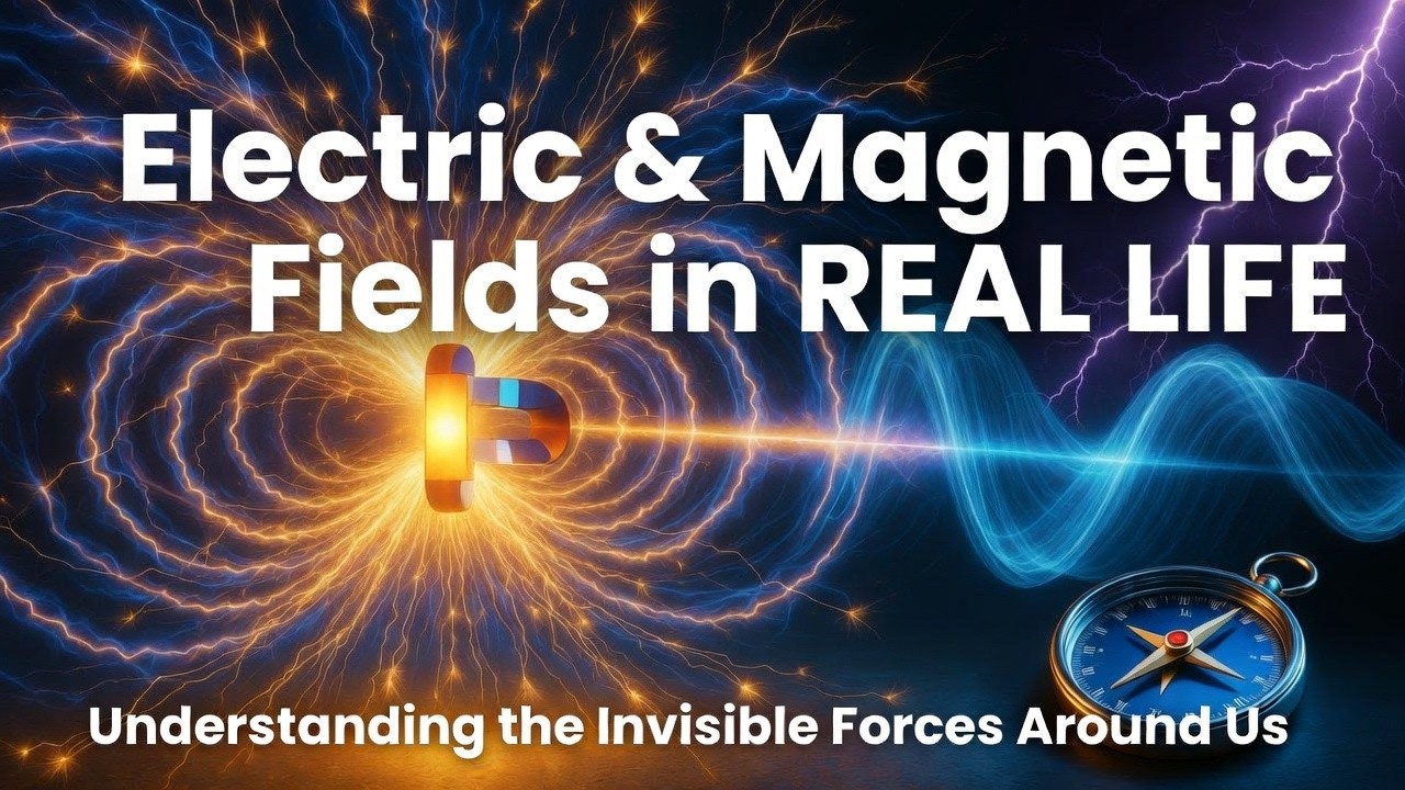 The Invisible Force Around You | Electromagnetic Fields Explained with Animation