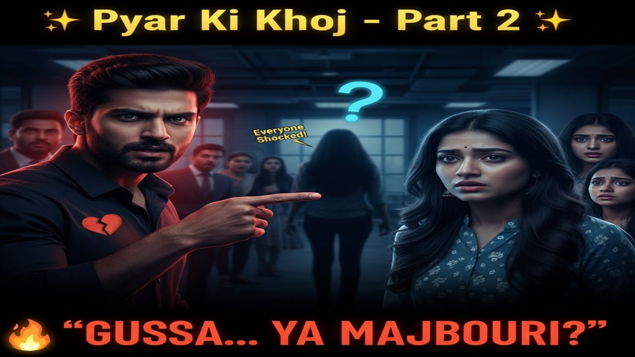 ✨ Pyar Ki Khoj – Chapter 2 | आरव का गुस्सा या मजबूरी? | Heart Touching Hindi Love Story ✨