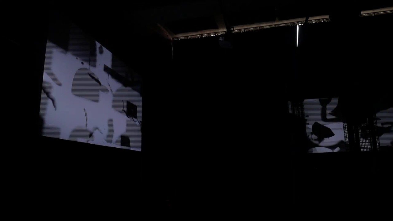 OFFSET in 4D sound at MONOM. AV Installation by Hanno Leichtmann (Music) and Toby Cornish (Visuals)