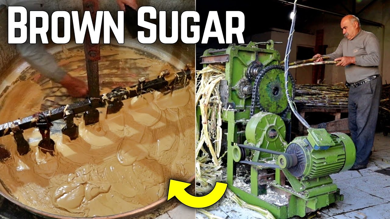 Traditional Brown Sugar Making In Iran
