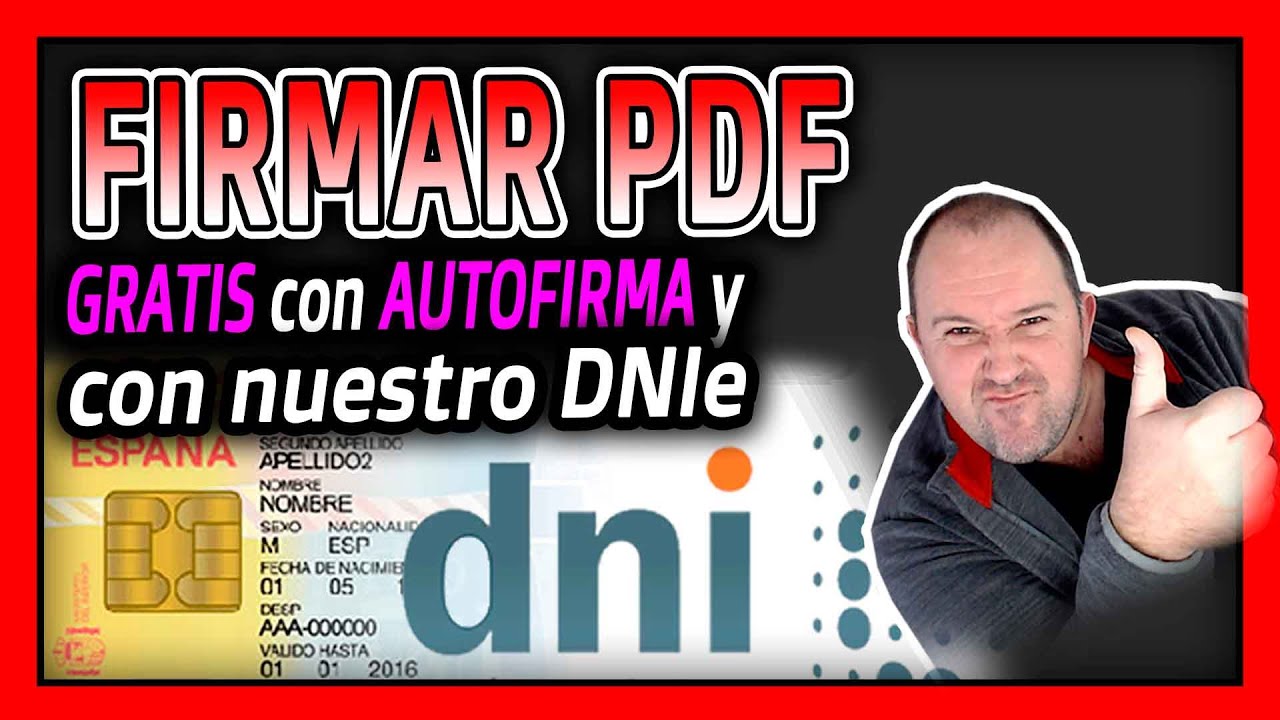6. Como FIRMAR PDFs con CERTIFICADO DIGITAL o DNIe y AutoFirma ⭐ Gratis 2024