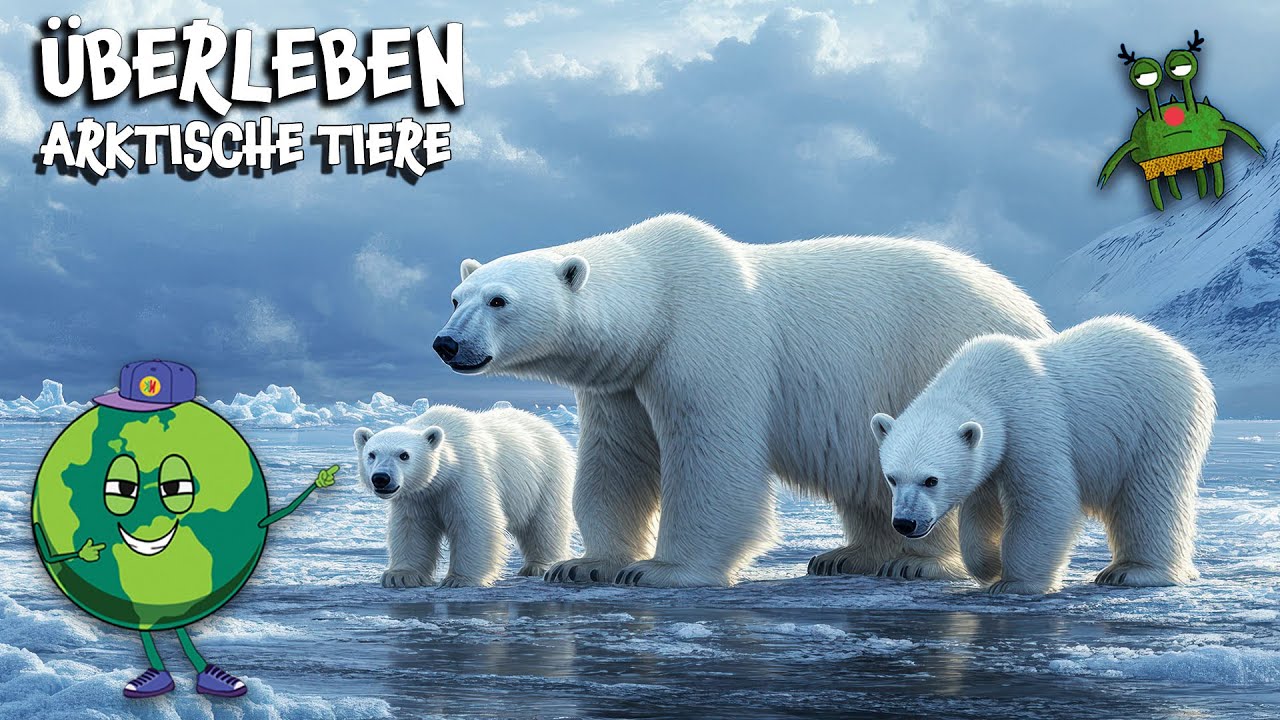 Polartiere f&uuml;r Kinder 🐧❄️ | Entdecke Eisb&auml;r, Pinguin & Co. | Lernvideo