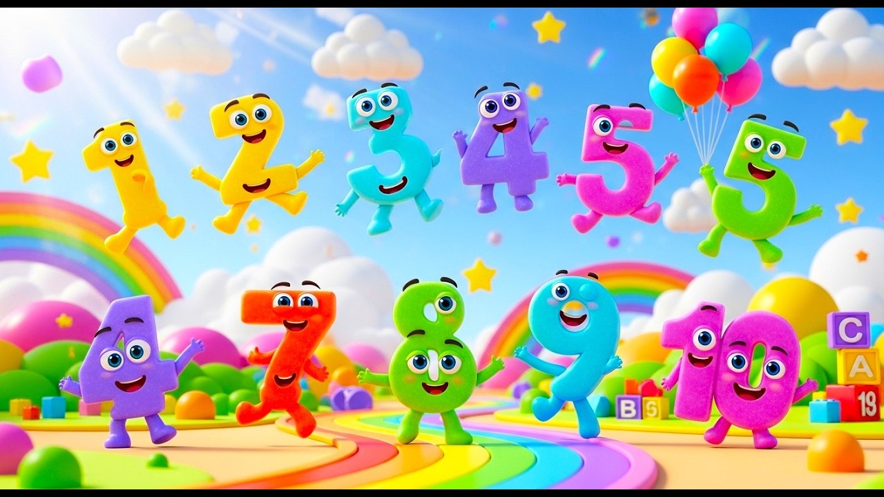 Numbers Song 1 to 20 | Counting Song for Toddlers | Learn Numbers Fun Rhyme