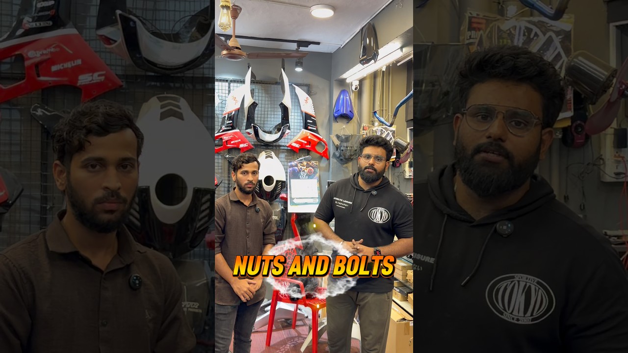 NUTS & BOLTS 🔩 Yamaha R15 V1 to V4 & Aerox full accessories available 🏍️ 