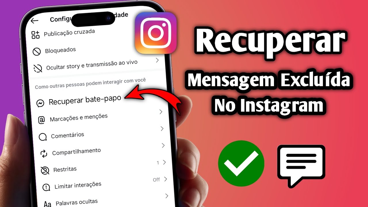 Como recuperar mensagens apagadas no Instagram (2025) | Guia de recuperação de bate-papo