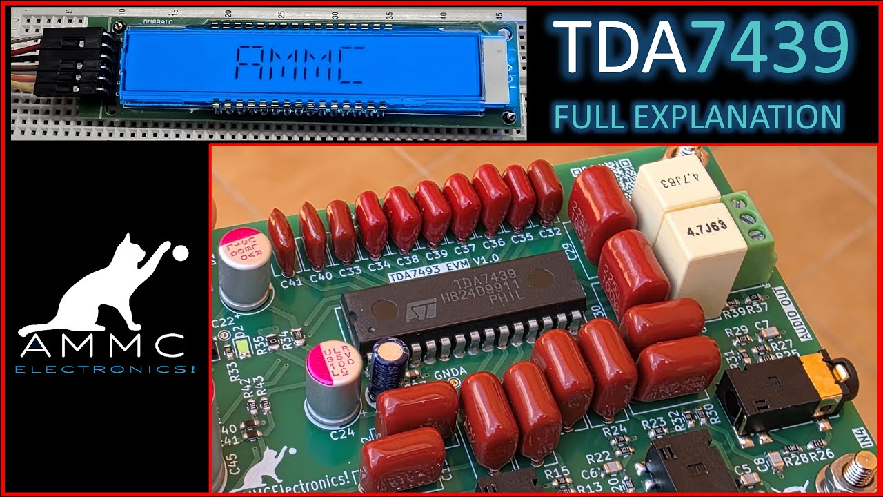 TDA7439 Explicación completa  - Procesador de Audio Analógico + I2C