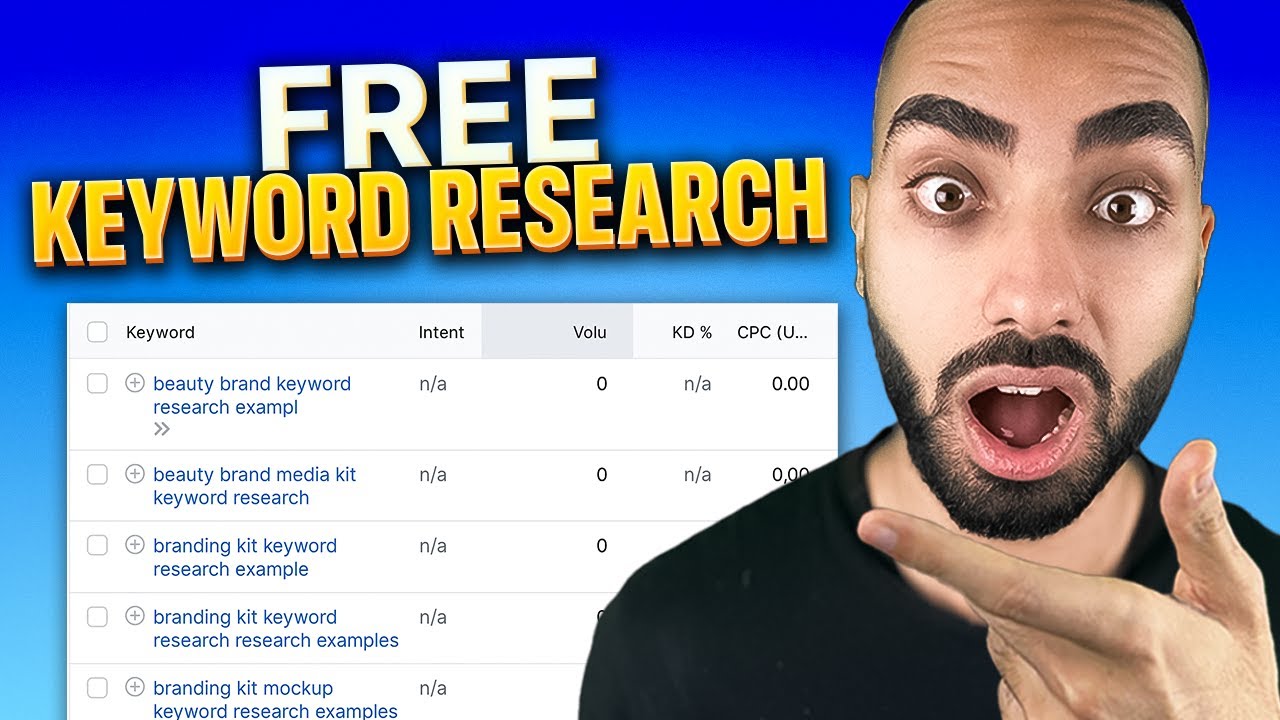 Бесплатное SEO-исследование ключевых слов с помощью ИИ (инструменты не требуются)