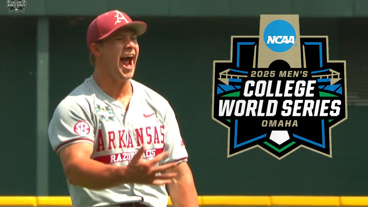 [Gage Wood NO-HITTER] #3 Arkansas vs Murray State | College World Series Game 2 2025
