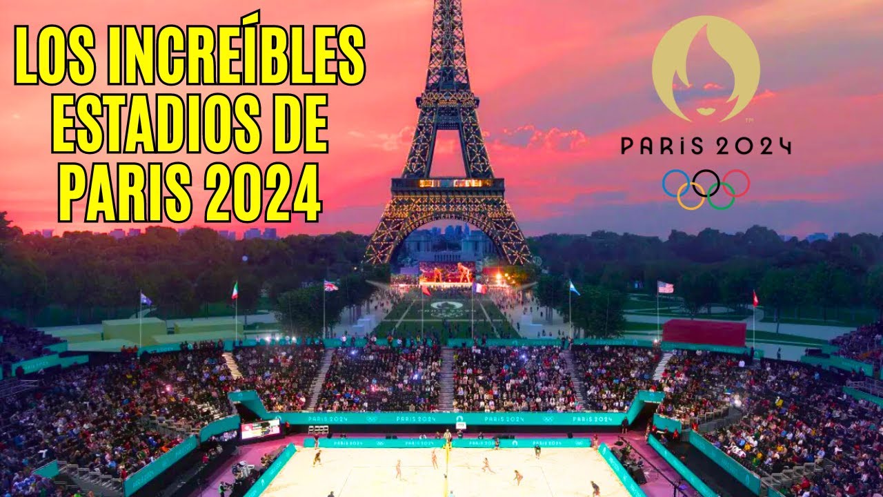 Los INCREÍBLES ESTADIOS de Paris 2024