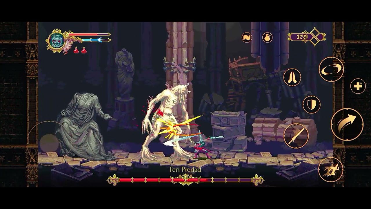 SECOND BOSS FIGHT IN BLASPHEMOUS 1. #blasphemous #blasphemousgame