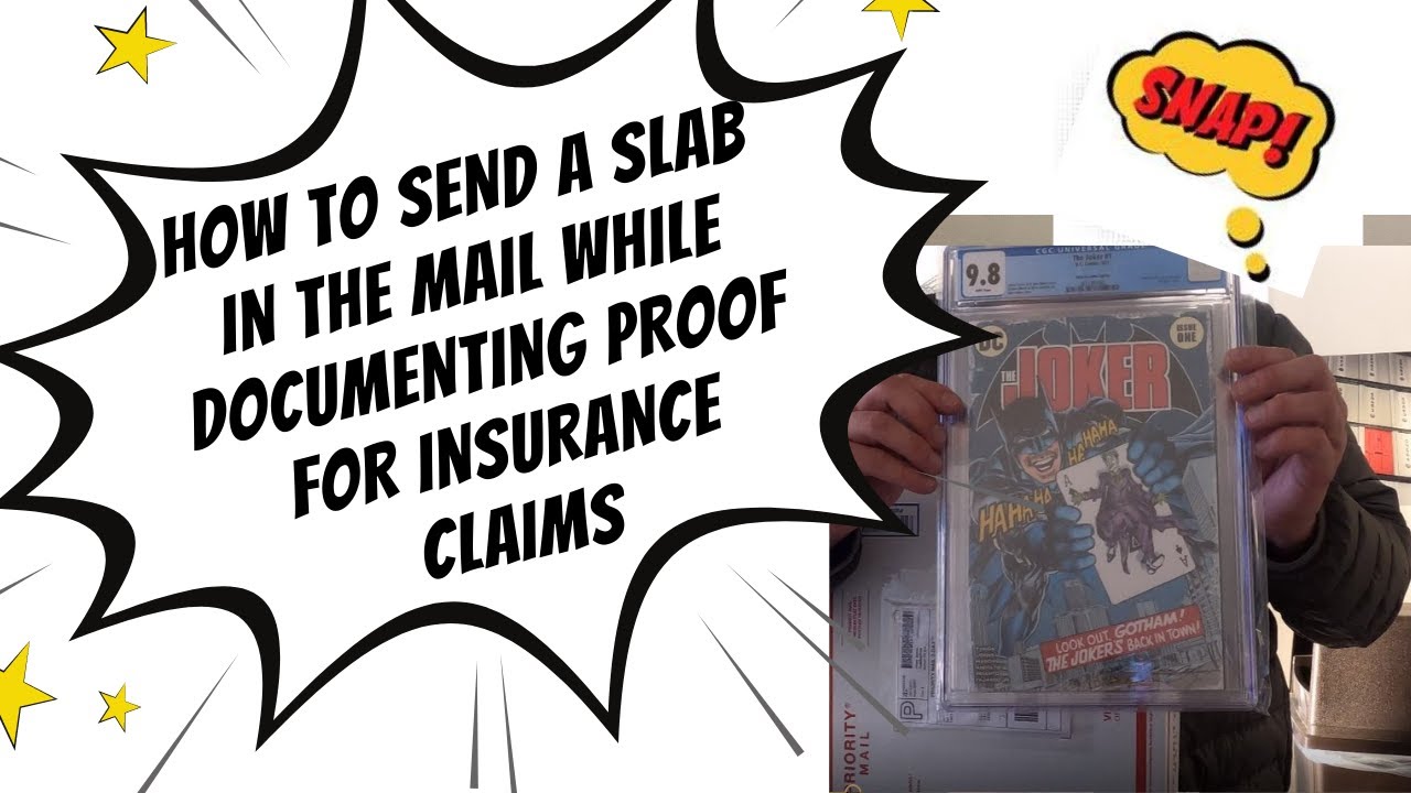 How to mail a comic slab (CGC, CBCS, and PGX) and how to protect yourself from damage or loss claims