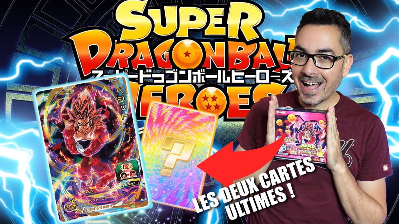 JE VISE LA ULTRA RARE ET LA SECRETE DE VEGETO SSJ4 XENO ! Super Dragon Ball Heroes Booster Box PUMS9