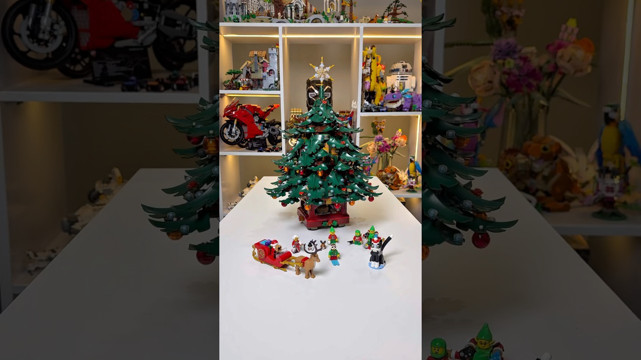 LEGO Family Christmas Tree Speed Build!#lego #rlfm #reviews #41843 #lego41843 #afol #christmas
