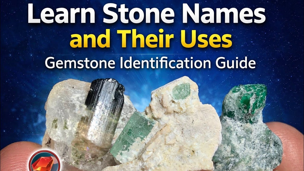 Learn 💎💎💎 Stone Names and Their Uses | Gemstone Identification Guide#crystals 