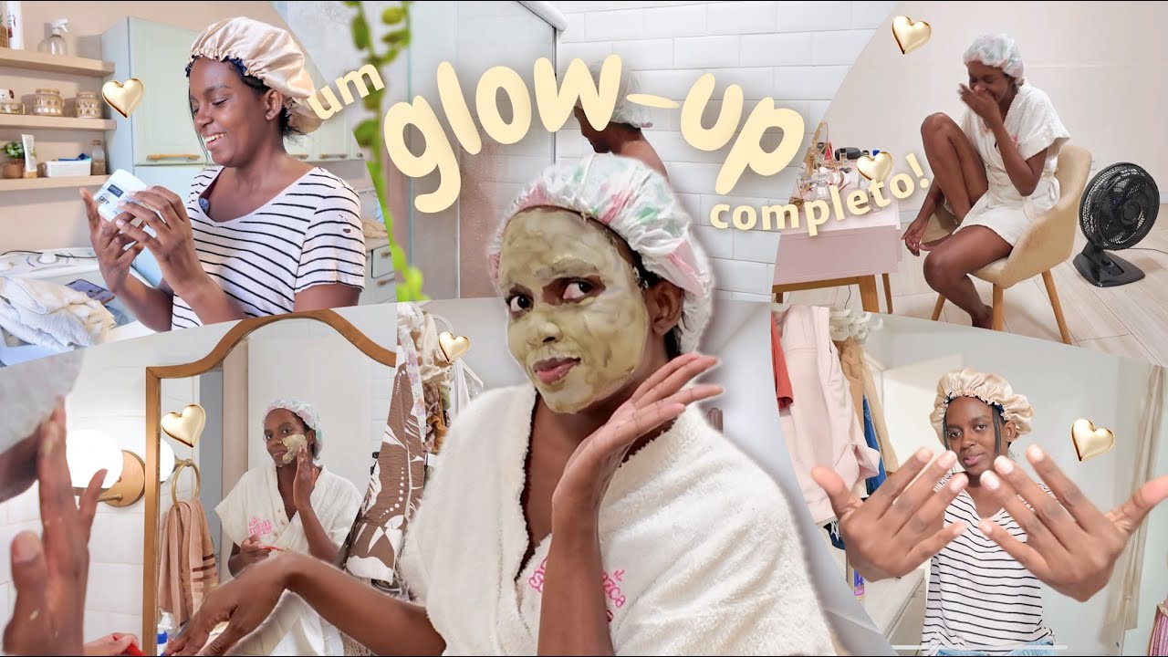 SPA DAY EM CASA: unhas, cabelo, skincare, banho premium e grwm #vlog