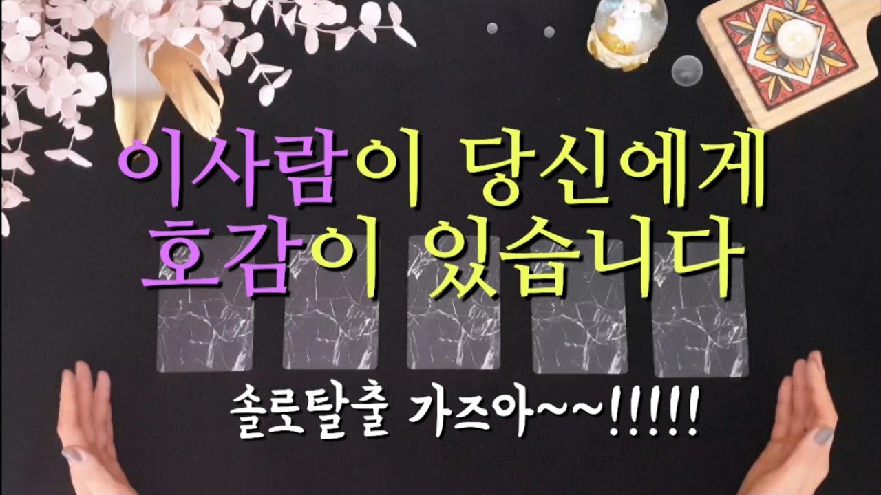 [타로/연애운] 이 사람이 당신에게 호감이 있습니다(ft.관계흐름/고백시기)솔탈의 기회~~!!!!!