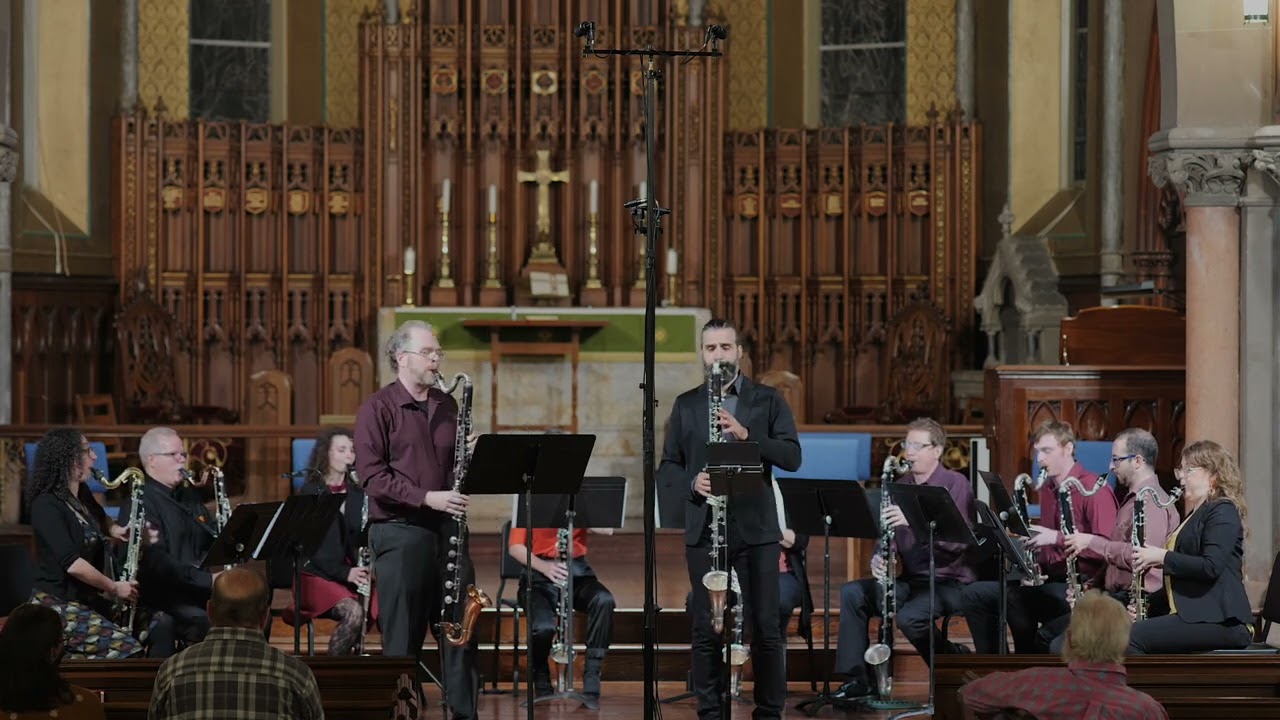 Bass Clarinet Double Concerto (bass clarinet ensemble version)