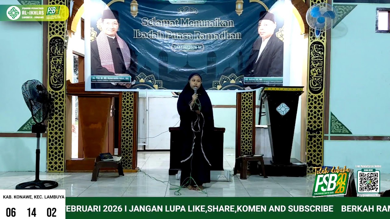 BERKAH RAMADAN I MIMBAR SANTRI AL-IKHLAS I DAY 6 RAMADAN I PONDOK PESANTREN AL-IKHLAS LAMBUYA I
