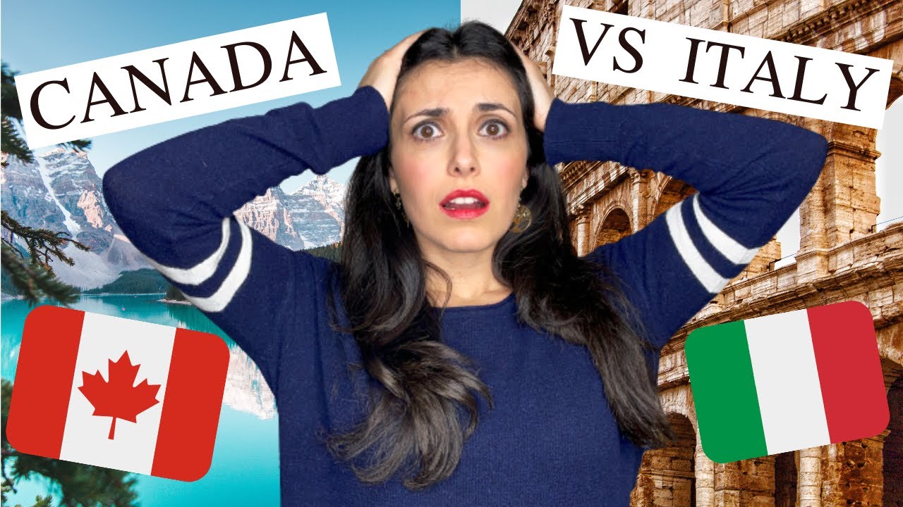 FIVE big differences between Italy and Canada (CULTURE SHOCK) Cinque differenze tra Italia e Canada