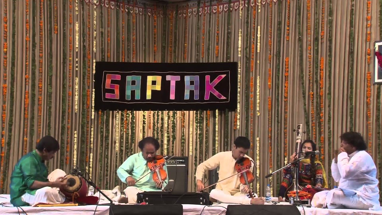Saptak Annual Music Festival - 2015 : ( L Subramaniam & Ambi Subramaniam - Violin )