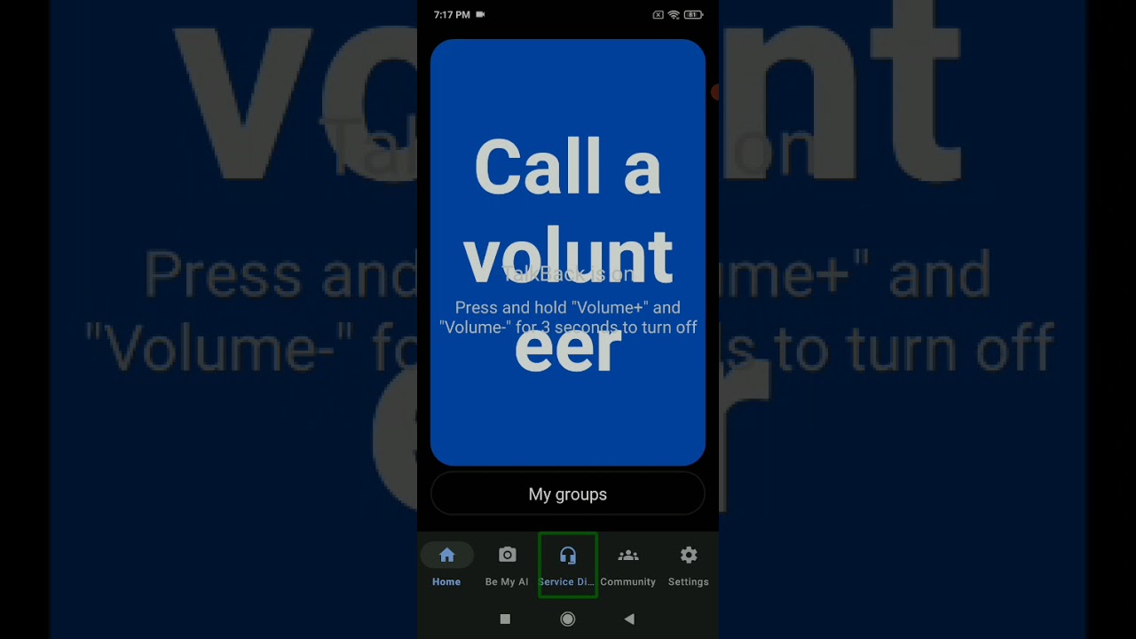 Very important app be my eyes for blind online video call assistant help anytime don't skip video 🔥🔥