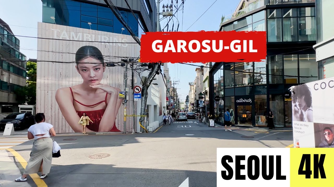 SEOUL, SOUTH KOREA 🇰🇷 [4K] Sinsadong Garosu-gil — Walking Tour