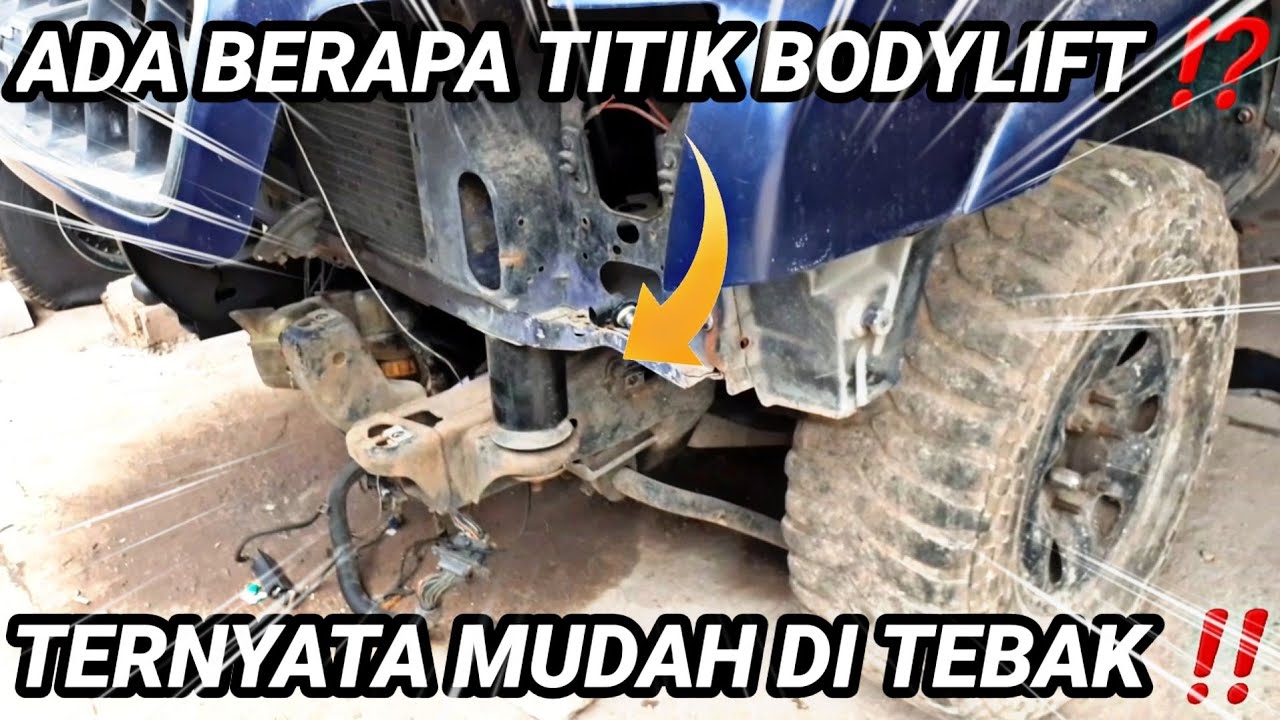 TITIK-TITIK BODYLIFT DI MOBIL BLAZER ‼ DIMANA SAJA LETAKNYA ⁉️ INI DIA JAWABANYA ...