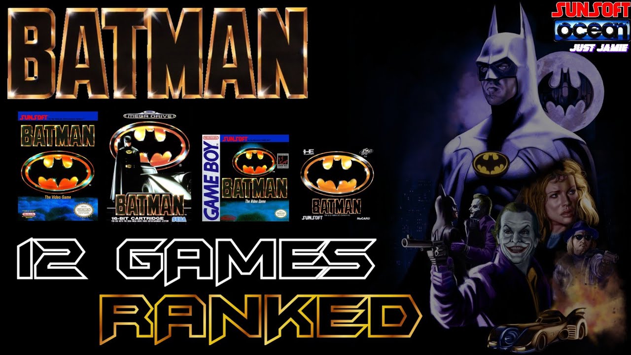 Which Version of Batman the Movie Did I Rank No. 1? #batman1989 #retrogames #arcadegames