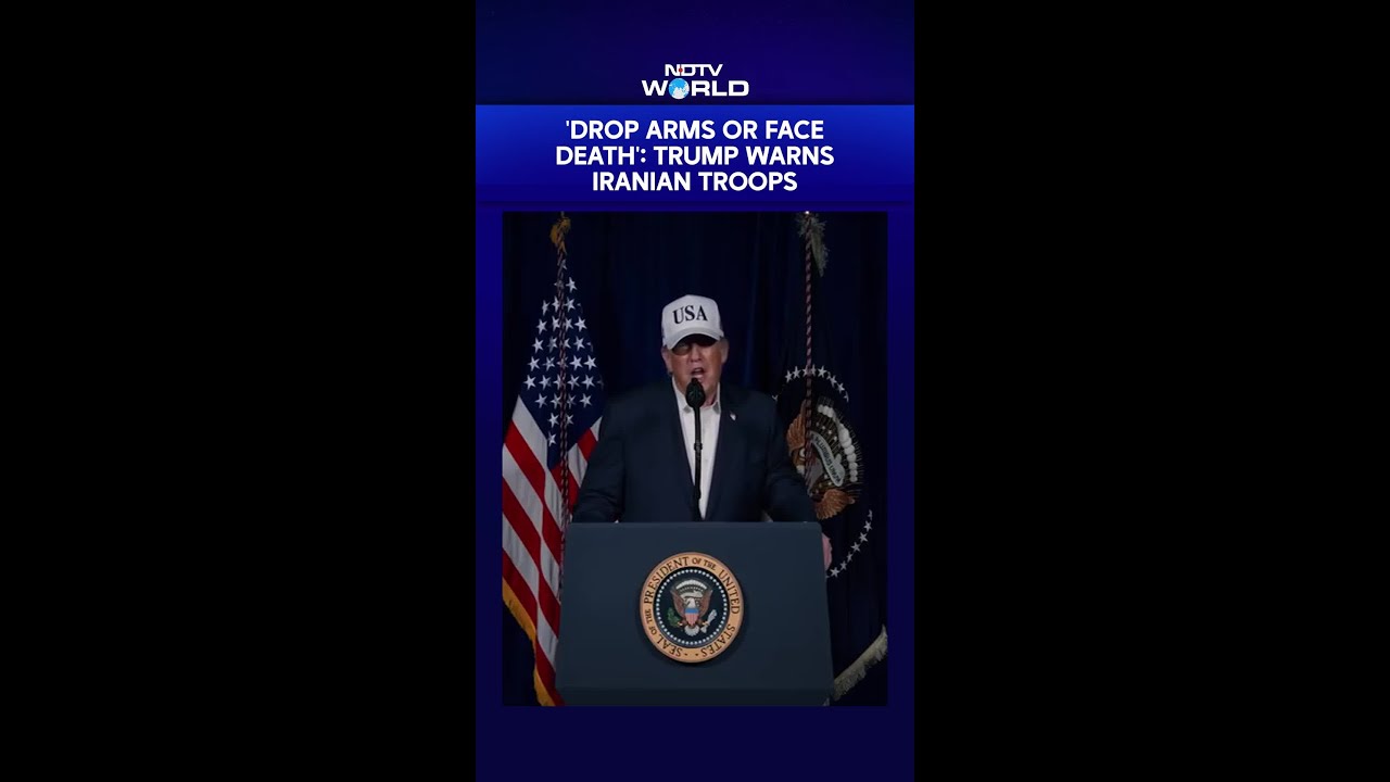 &lsquo;Drop Arms Or Face Death&rsquo;: Trump Warns Iranian Troops