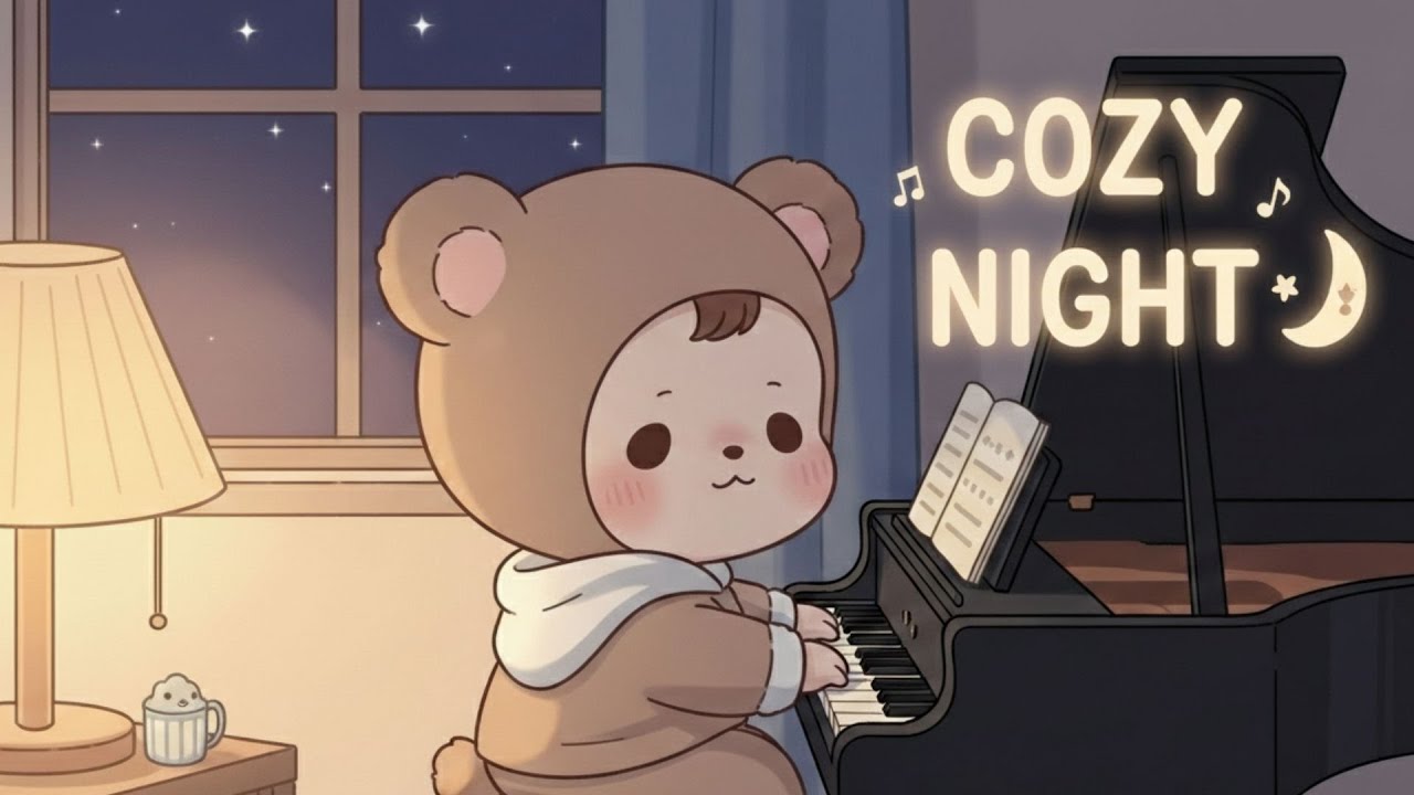Warm Keys After Lights Out 🌙 A Cozy Piano Night | 불 꺼진 밤, 포근한 피아노의 온기